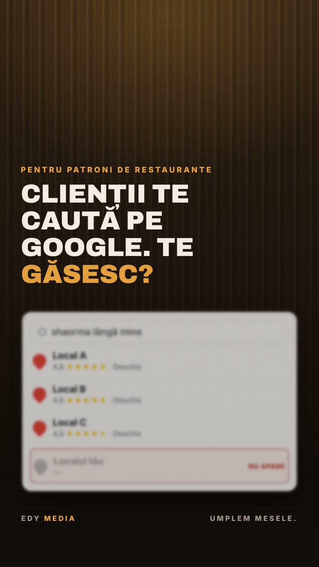 Clienții te caută pe Google. Te găsesc?